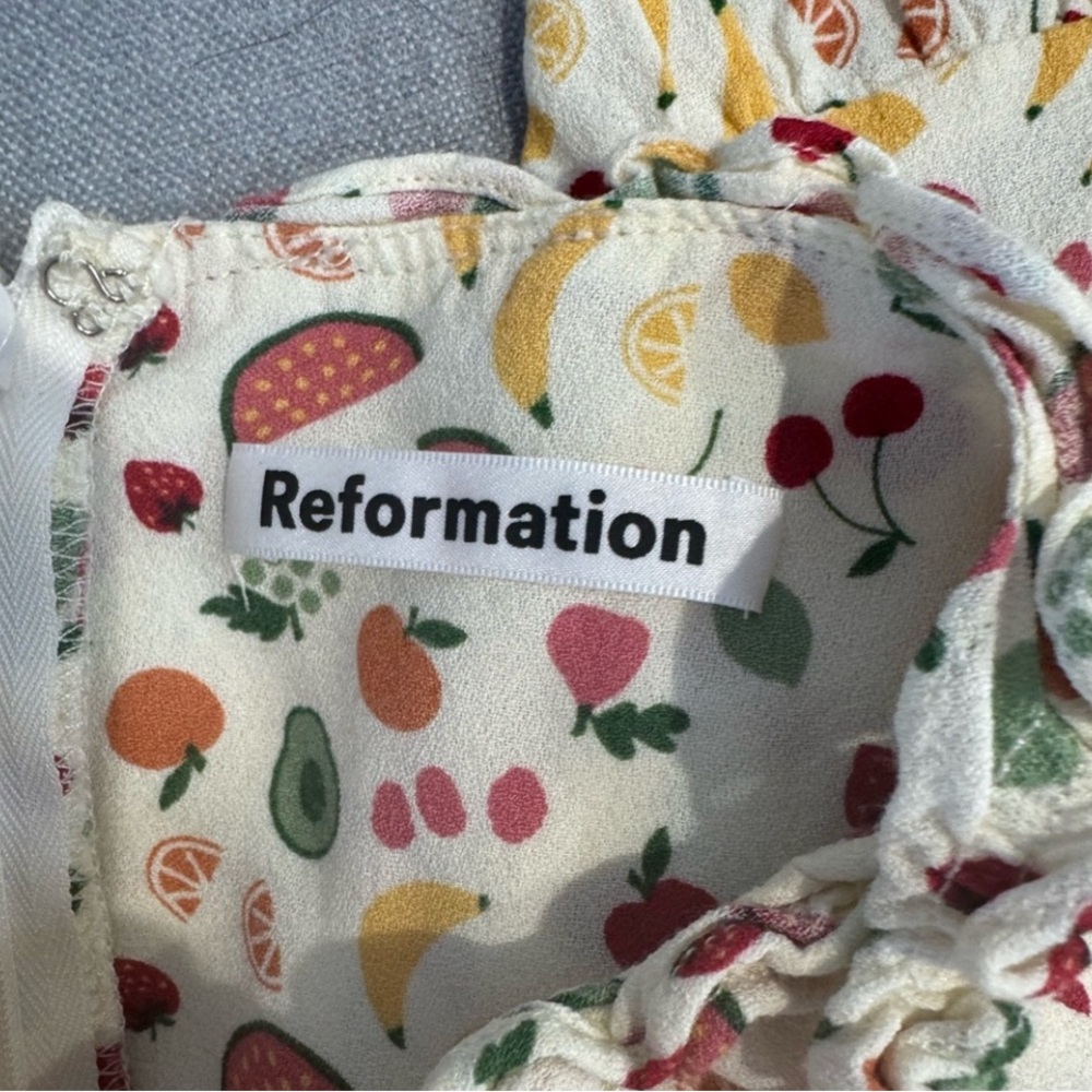 Colorful Fruit Print Dress - Picture 4 of 9